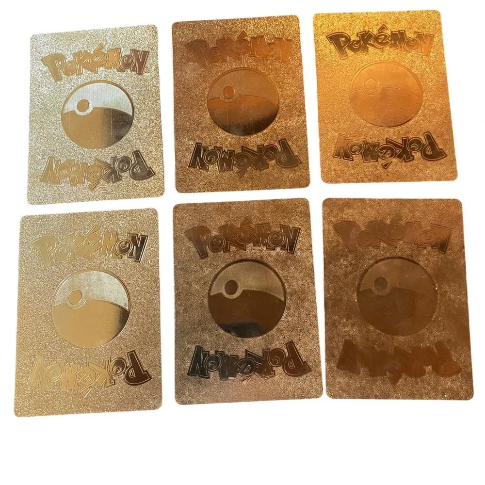 Fan Art Lot of 6 Pokemon Gold Charizard VMAX V Shining V Card‎